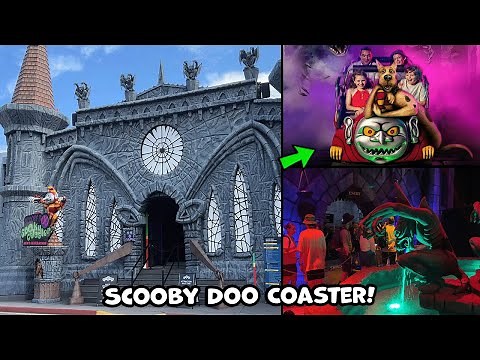 Scooby Doo Spooky Coaster at Movie World | Off-Ride, Queue, Gift Shop & More!