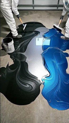 Satisfying Garage Makeover | High Gloss Epoxy Floor Installation