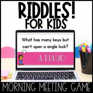 Morning Meeting Games and Activities | Riddles | Fun Friday