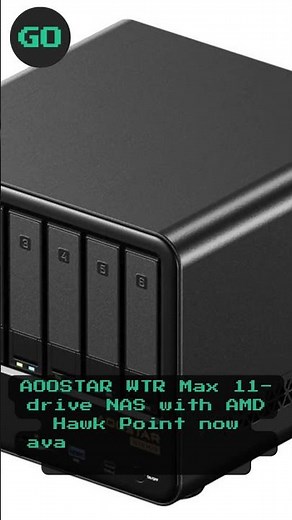 AOOSTAR WTR Max 11 drive NAS with AMD Hawk Point now available for pre order for $699