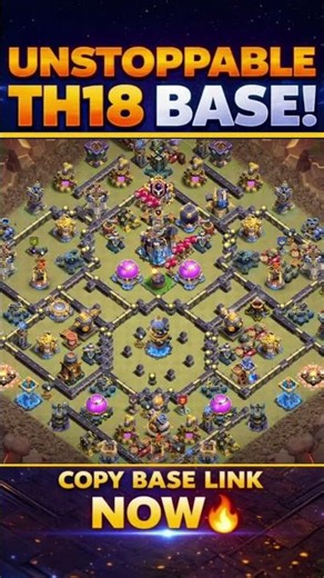 They Can’t 3 Star This Base! TH18 Anti 3 Star CWL War Base (Base Link)