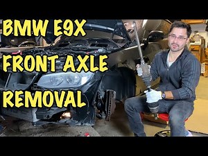 How to Remove BMW Front Axle - CV Axle on BMW E90/E92 xDrive