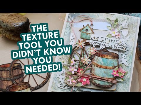 Create Texture and Rust ft. Spellbinder's Rustic Garden