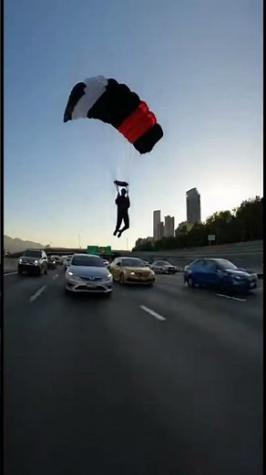 Base Jumper Almost Dies After Parachute Fails Over Highway! 😱🪂🚧