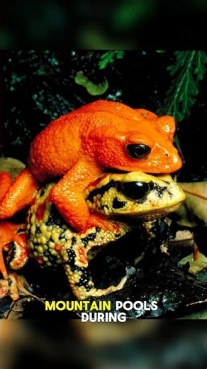 Golden Toad — Nature’s Brightest Warning ⚠️