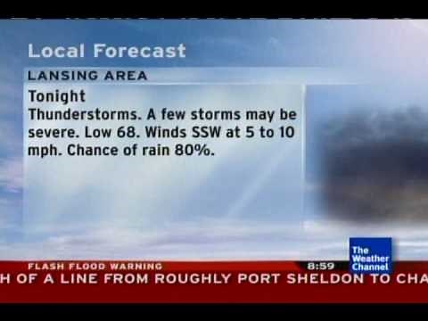 Flash Flood Warning- June 19th, 2009