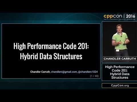 CppCon 2016: Chandler Carruth “High Performance Code 201: Hybrid Data Structures"