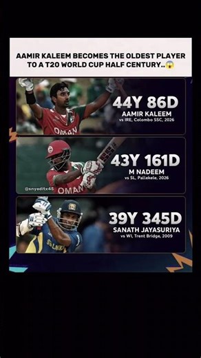 AAMIR KALEEM SCRIPTED THE HISTORY 🥶