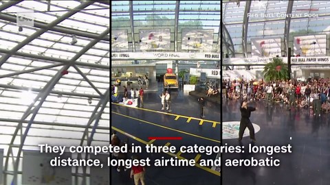 The Red Bull Paper Wings world paper airplane championship