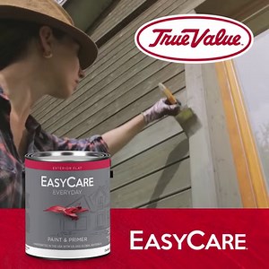 4.5K views · 31 reactions | Introducing EasyCare Everyday Paint!  Upgrade your home's exterior with EasyCare Everyday Paint & Primer in One. Durable, mildew-resistant, stain-resistant, and washable. Available in 3 finishes and 1,294 colors with a 25-year warranty. Visit your local True Value today! ✨ #TrueValue #EasyCarePaint #ExteriorPaint | True Value | Facebook