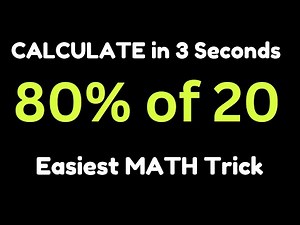 This EASY Math Percentage Trick will Blow Your Mind