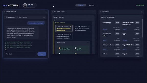 #kitchenos #appliedai #python #fastapi #buildwithgemini #careerpivot #agenticworkflows #deepmindjourney #googleai #geminidevelopers | Oleksandr Cherdak