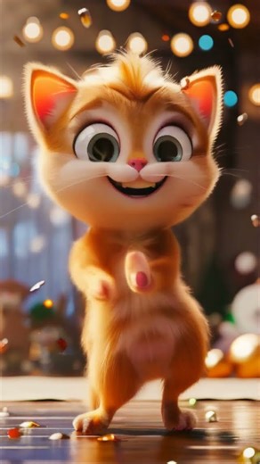 Cute cat dancing with the Macarena song #forkids #funny #cuteanimal#macarena #macarenadance #cute