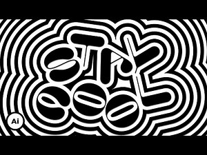 How to make OFFSET PATH Effect in Adobe Illustrator