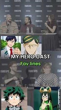 My Hero Academia EN VAs reveal their favorite voice lines #deku #myheroacademia #anime