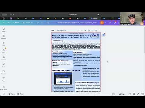 FinalProjectBerpikirKomputasi|Program Python Manajemen Stok dan Analisis Sparepart Bengkel JG Motor