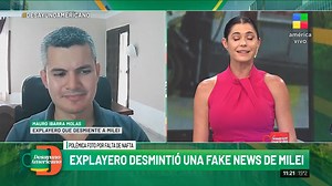 438K views · 9.5K reactions |  El explayero desmiente una fake news de Javier Milei Cc @desayunook @PamelaDav | América TV | Facebook
