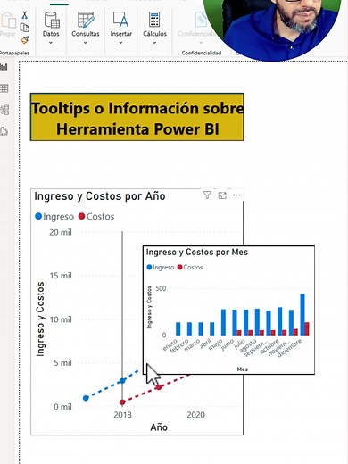 Tutorial sobre Tooltips en Power BI: Mejora tus Gráficos