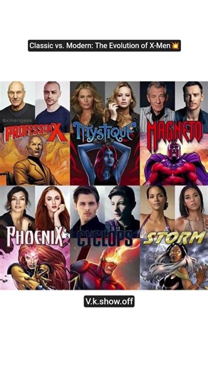 Classic vs. Modern: The Evolution of X-Men #Marvel #MCU #Wolverine #ProfessorX#Magneto #MarvelComics
