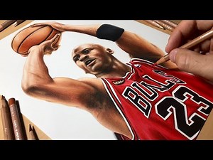 Drawing Michael Jordan • Time Lapse