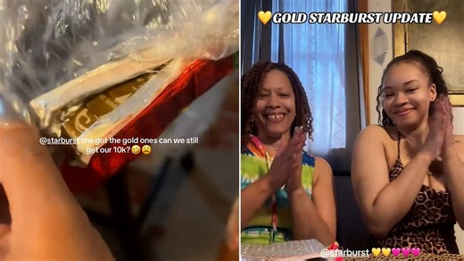 Woman wins $10K Starburst prize 15 years after competition