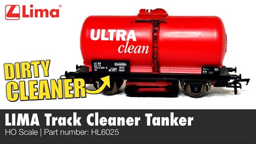 Is this LIMA Track Cleaner any good? HO Scale "Ultra Clean" Tanker HL6025 This small track cleaner from Lima in the form of an Italian tanker wagon might be well used but is it any good? Lets check out this HO Scale model railway wagon. | Locomotion Motion | Facebook