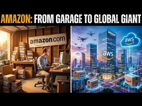 The rise of Amazon | From garage to giant |From selling books to ruling the world | The Amazon story
