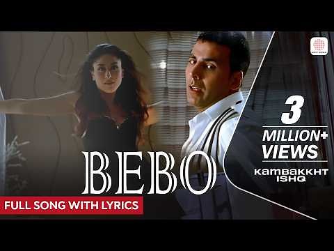 Bebo - Full Song With Lyrics | Anu Malik | Salim-Sulaiman | RDB | Alisha Chinai | Kambakkht Ishq