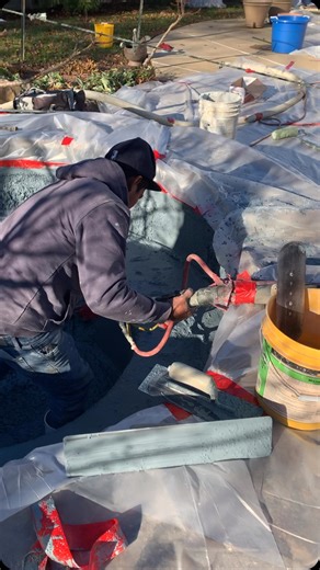 A Pebble Pool Finish by @wetedgetechnologies or @pebbletec is one of the best investments you can make in your swimming pool. Summit offers both of these option with our Pool Renovations & New Construction Pools. Don’t be fooled by imitation pebble finishes. | Summit Swimming Pools, Inc.