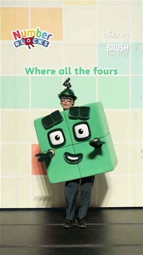The Fours are on the Floor! | The Numberblocks Live Stage Show Korea!
