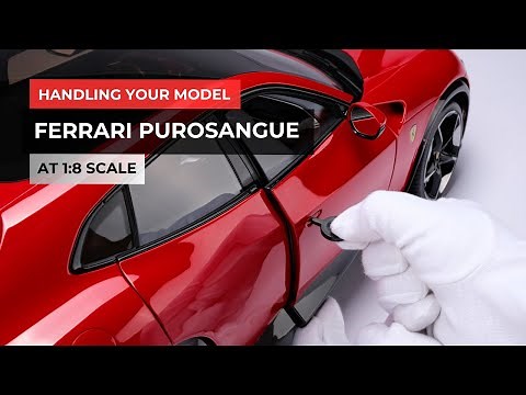 Handling your Model: Ferrari Purosangue at 1:8 scale