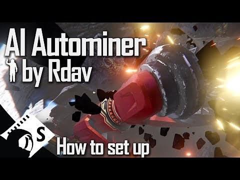 Space Engineers Tutorial: How to build an automated mining ship using Rdav's AI Autominer
