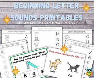 Beginning Letter Sounds Printables
