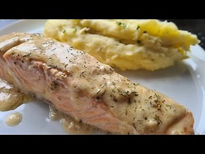 Recette 5 min: SAUMON sauce CITRON/ BEURRE/LEMON BUTTER SALMON