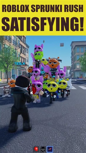 Saving 30 Sprunkis in #sprunkirush #roblox #bestrobloxgames Satisfying!