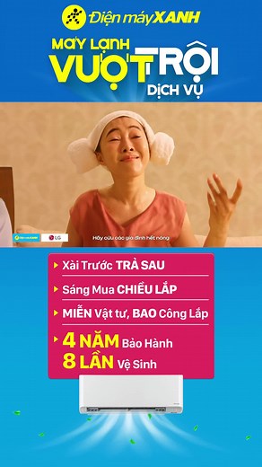 Máy lạnh LG Inverter 1HP với giá chỉ 9,99 triệu