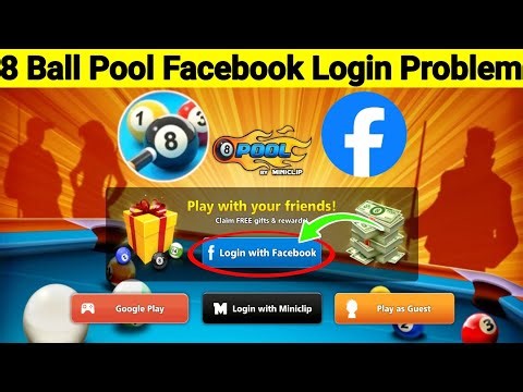 8 Ball Pool Facebook Login Problem | Facebook Login Problem 8 Ball Pool | Facebook Login Problem