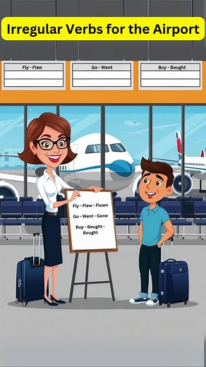 Irregular Verbs for Airport Travel