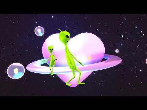 🎉 Happy Birthday (English Version) 🛸👽 America 3D Kids Alien UFO Birthday Party