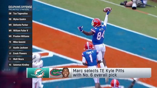 The Miami Dolphins have four big picks in the first two rounds of the 2021 NFL Draft. Who do YOU think they should draft?✍️ (via NFL Network) | NFL