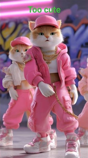 Wait For The Cutest Pink Cat Dance Ever! 😻💃#shortsfeed#cute#cutecat#youtubeshorts#cat#trending