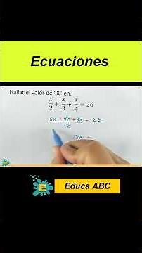 Solve this simple fraction equation #mathematics #mathematica #maths