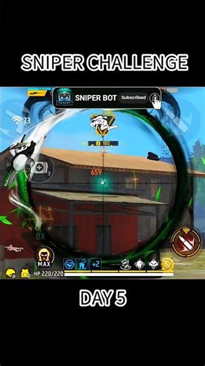 SNIPER CHALLENGE | DAY 5 | #freefire