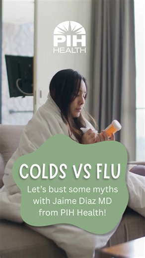 Cold or flu? 🤧 Let’s clear things up. Jamie Diaz MD is breaking down the myths and what you actually need to know to stay healthy this winter. Don’t wait until symptoms strike, call your doctor’s office or stop by a PIH Health Pharmacy to get your flu shot. View our pharmacy locations at PIHHealth.org/Pharmacy 🏥 | PIH Health