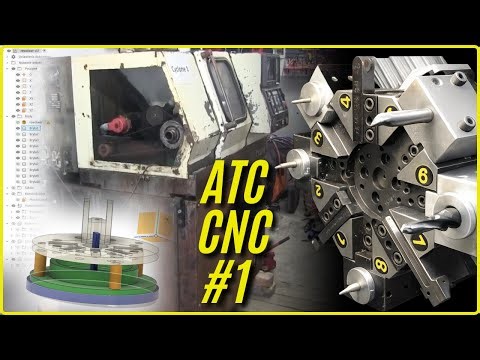 CNC Lathe from Scrap Automatic Tool Change Turret - ATC CYCLONE