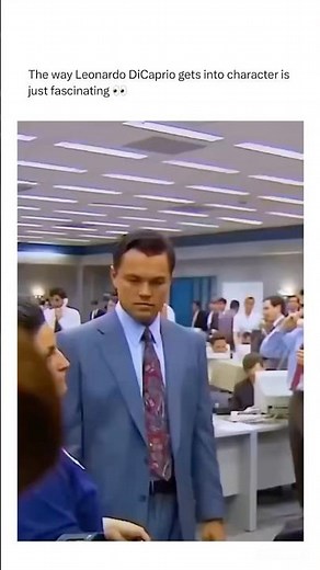 The way Leonardo DiCaprio gets into character is just fascinating 👀