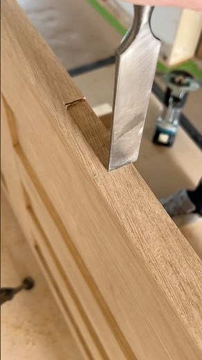 Hinge installation using a palm router. #carpentry #construction #renovation #asmr #diy #home