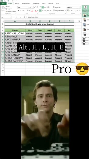 Still Highlighting Manually? Use this secret trick 🤫 🔥 | Excel Shortcut Trick