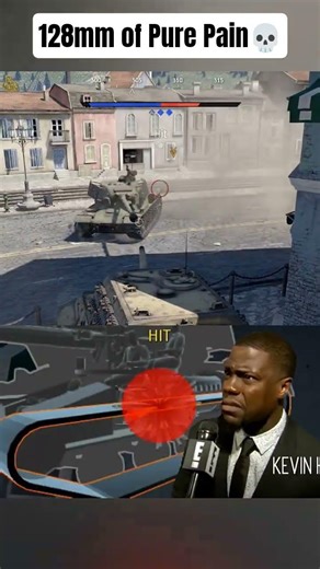 128mm of Pure Pain 💀 #warthunder #warthundermeme #gaming