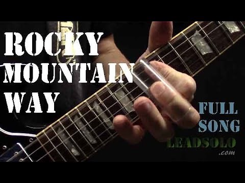 Rocky Mountain Way - EVERY NOTE Slide Guitar